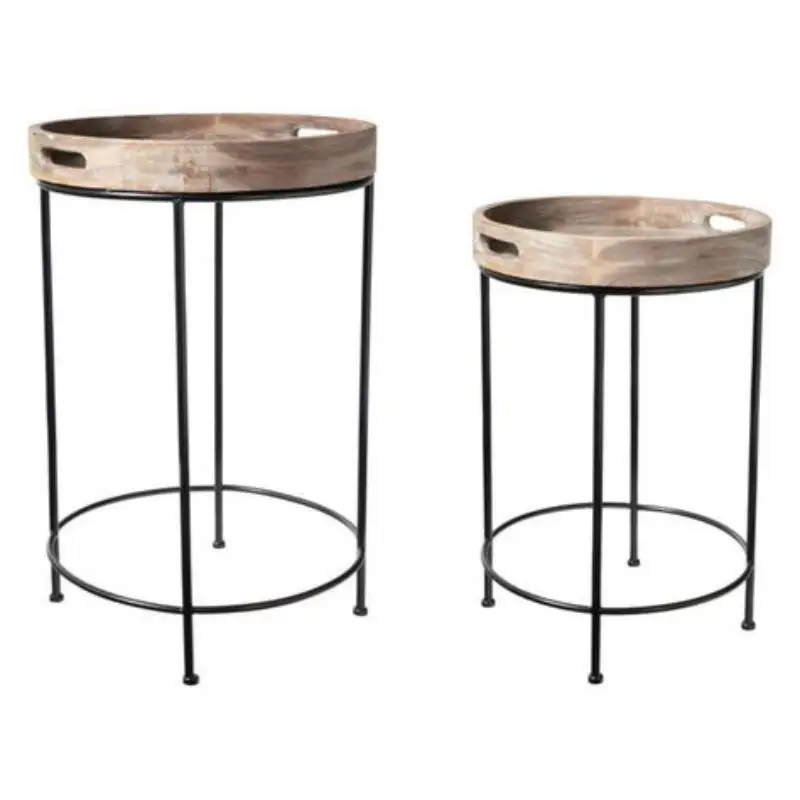 New indian  handicraft premium quality galvanized serving tray with stand customized shape & size with foldable stand