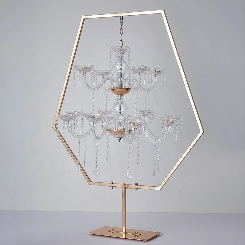 Gold Candle Stick Holders Crystal Candle Holders Decorative Home Wedding Centrepiece Candlestick