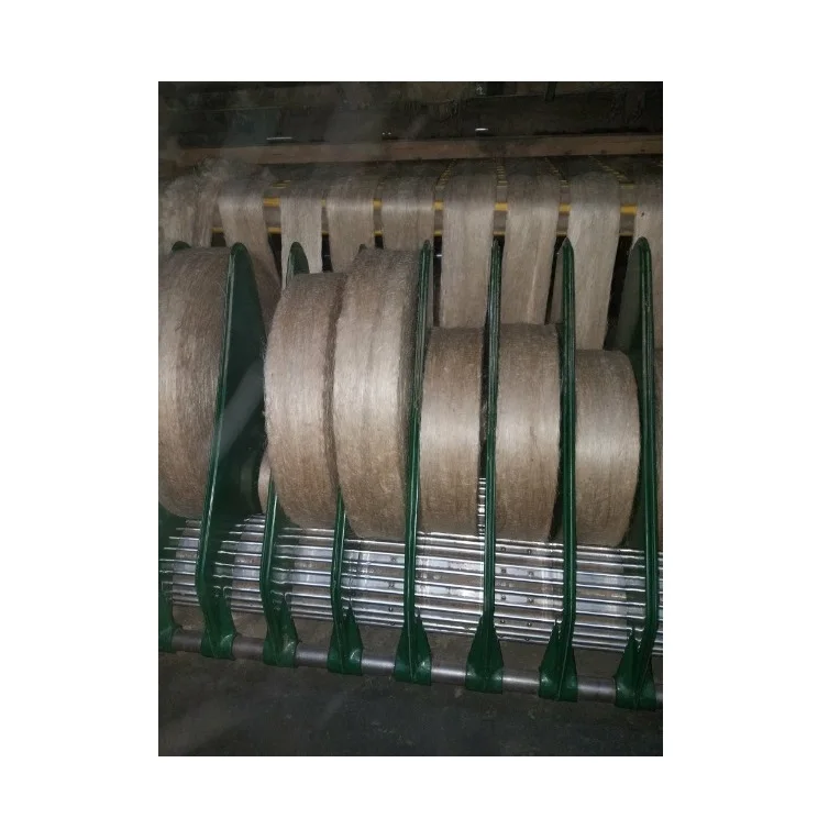 High Quality & Low Price Export Oriented 100% Natural Biodegradable Jute Carding Fiber Sliver 100% Making from Bangladesh