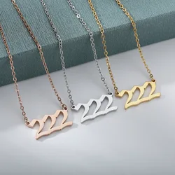 17 Inch 316 Stainless Steel Angel Number Jewelry