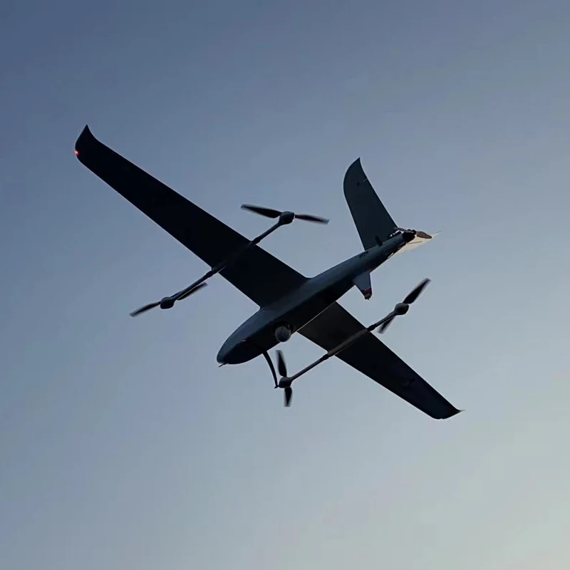 Mako Shark F412 Quick Assembly Battery VTOL Drone in Promotion with 4hrs Flight Time