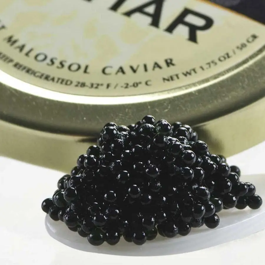 Quality Caviar Black Tobiko Fling Fish Eggs For Sushi Roe Caviar With Kosher Food Sushi Fish Roe Topping Caviar