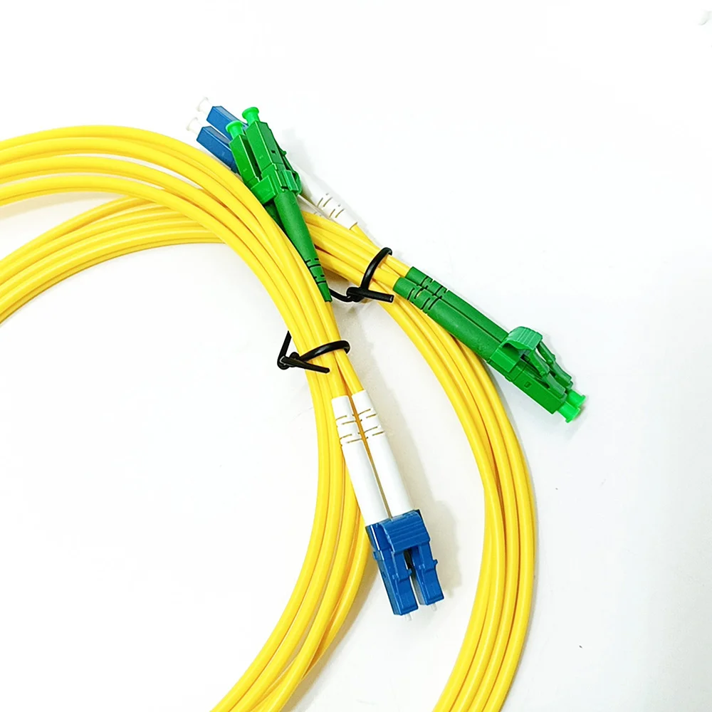 Single-Mode Optical Fiber Jumper LC-APC/UPC Duplex 1/2/3/5m 3.0/2.0mm Dual Core SC Connector for FTTH Fiber Optic Use