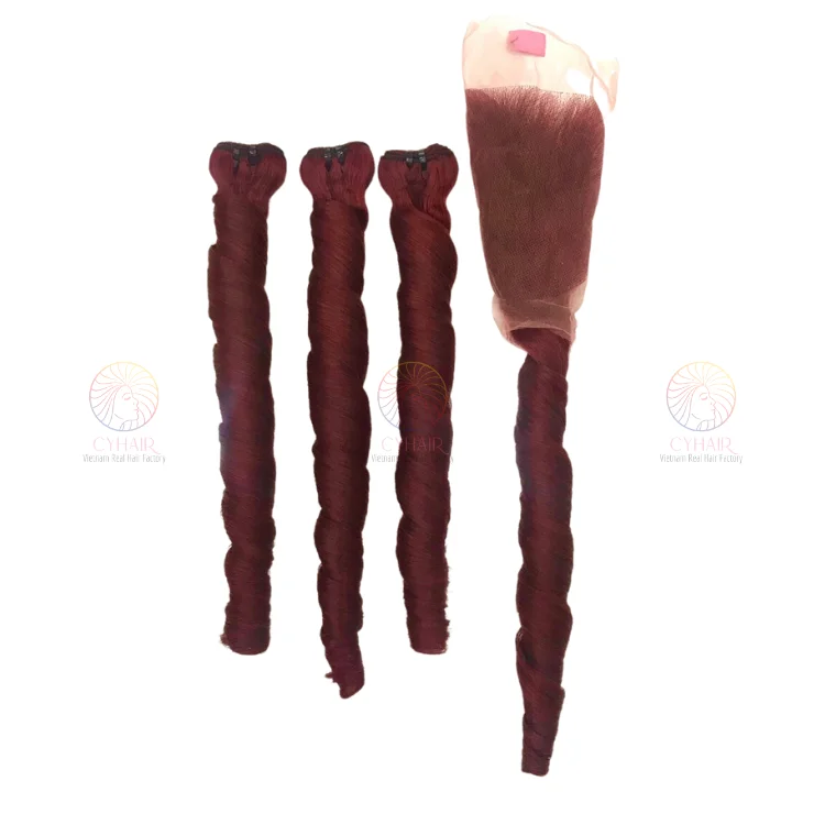 Cheapest Wet And Wavy Human Hair Bundles Double Drawn Quality Wavy Hair Product From Cyhair Manufacturer Wholesale