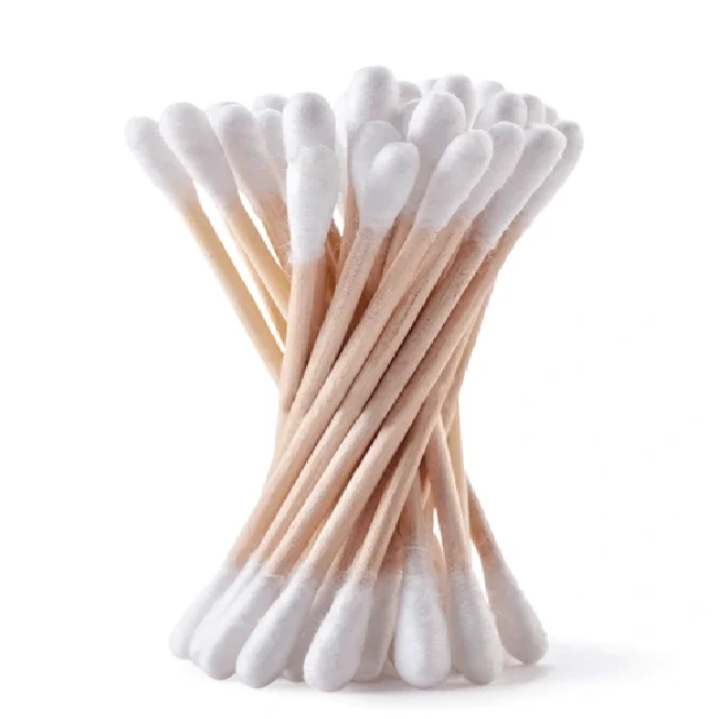 Customized Disposable Sampling Testing Plastic Swab Viscous Sterile Swab Medium Size Cotton Fabric Customized Disposable Cotton