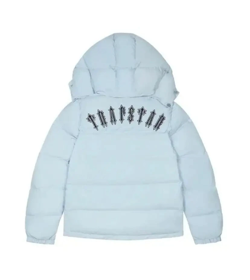 Latest Model Trapstar Decoded Hooded Puffer Jacket Irongate Detachable Hood Puffer Coat Jacket
