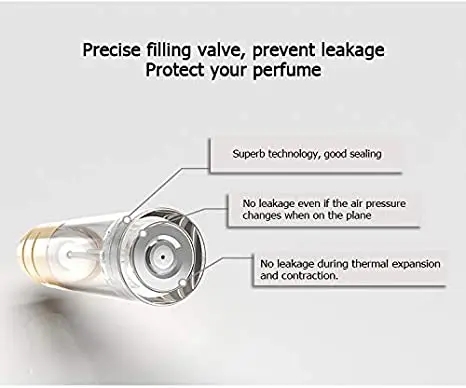 Travel Atomizer Mini Refillable Empty Spray Perfume Bottle 5ml Portable Scent Pump Case Take It By Air w/o Leaking