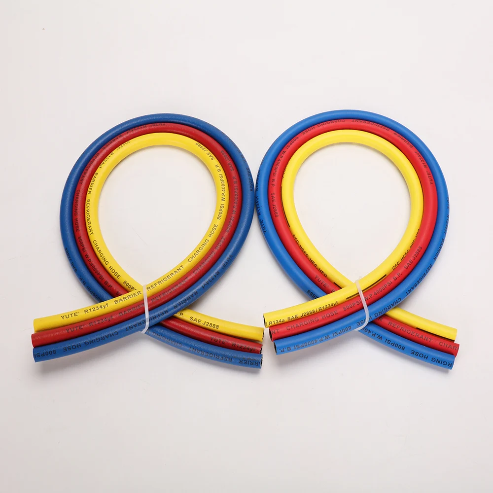 Резиновый шланг Yute SAE J2196, шланг для зарядки хладагента SAEJ2888, нейлоновый шланг для зарядки хладагента R1234yf