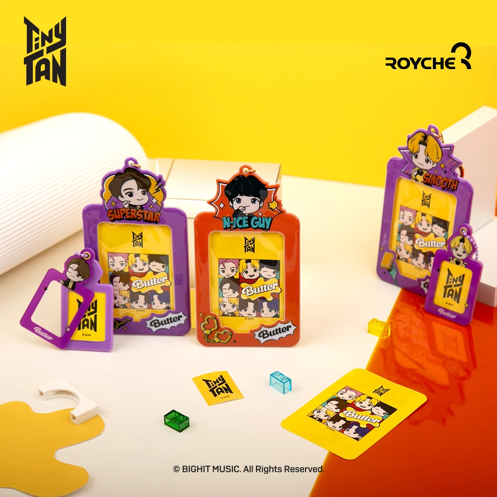 BTS Tiny Tan Butter Photo Card Key Holder Photo card key holder to protect and preserve precious memories