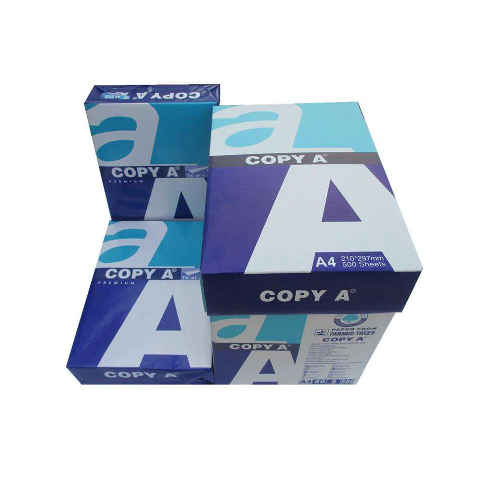 High Quality White Double A Premium A4 80gsm Copier Paper Ream OEM A4 copy paper office supplies Factor