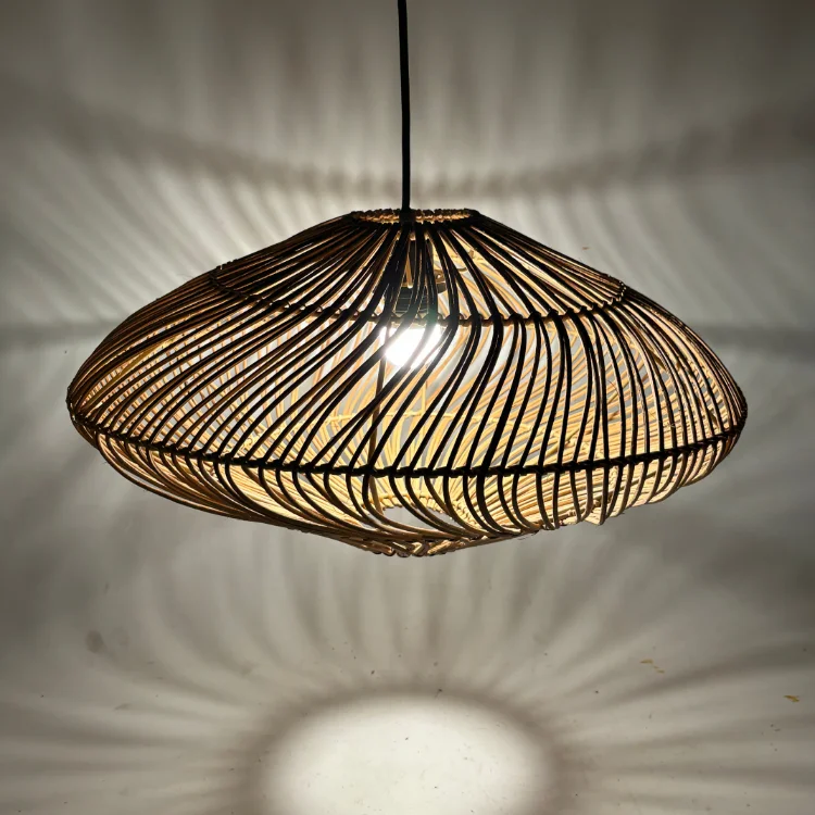 Hot Selling Rattan Lampshade Frame Handmade For Home Decor Oem Standard Packaging Made In Vietnam Factory