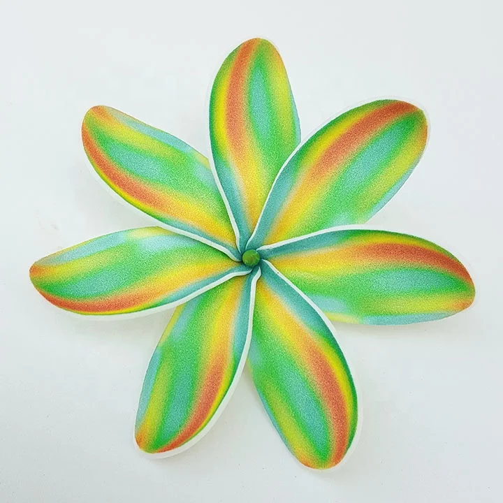 Best seller good quality Handcraft Handmade artificial tahitian foam flower with unique tattoo and color pattern