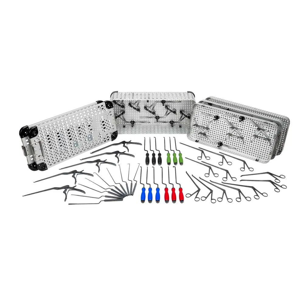 Lumbar Peek Fusion Cage instruments Set Spine Surgery Cage Instrument Set best quality stainless steel Lumbar Instrument Set
