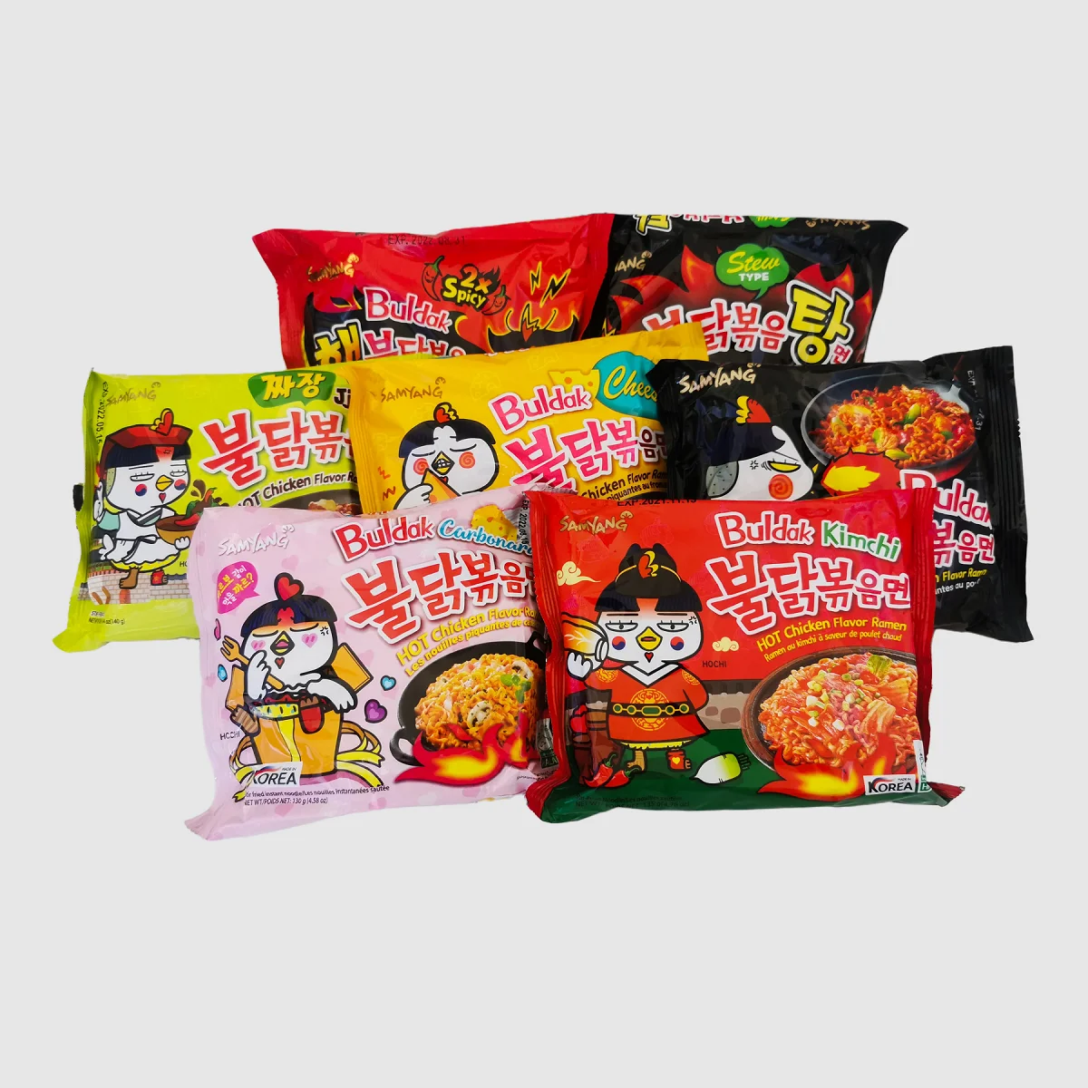 Ramen Hot Spicy Chicken Buldak Ramen Noodles Quick Hot Food Instant Noodles