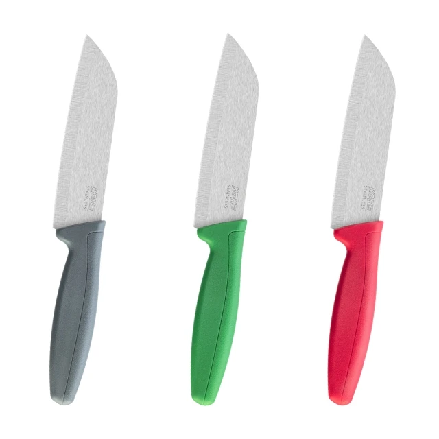 Unique Shape Santoku Kitchen Knife Sharp Stainless Blade for Culinary Artistry Style for Chef & Kitchen Use