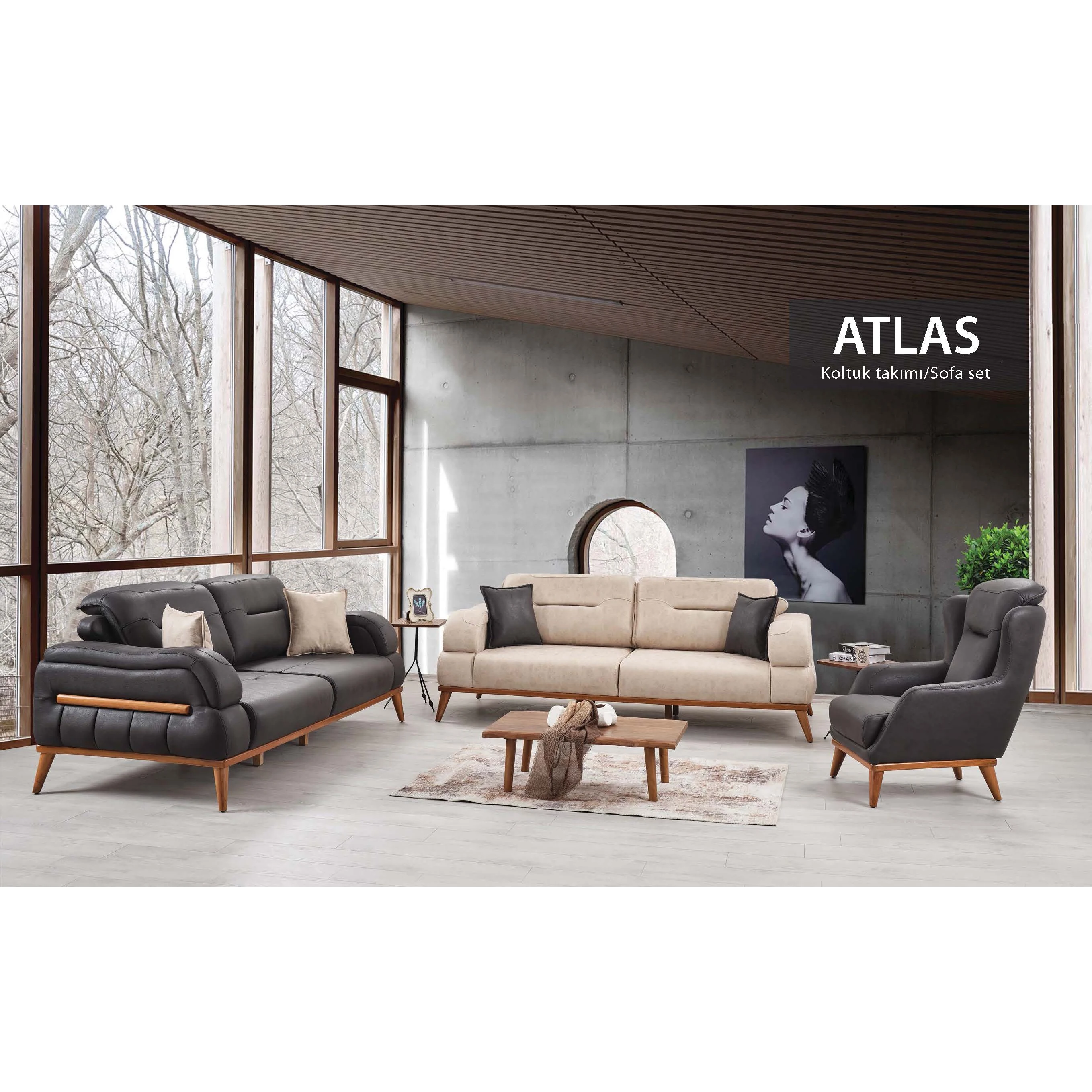 Modern Living Room Furniture Sofa Set Sofa Bed with waterproof Fabric Turkish Furniture Chesterfield Upholstered Faux Leather