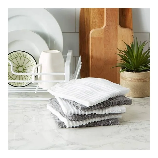 Heavy Duty Handy Highly Water Absorbent Convenient Kitchen Thickened Embroidered Dish Towels Exporting Domestically And Globally