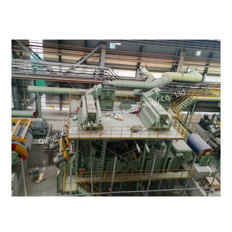 High performance mechanical descaling of steel strip for Mechanical pre-descaling and final chemical surface treatment