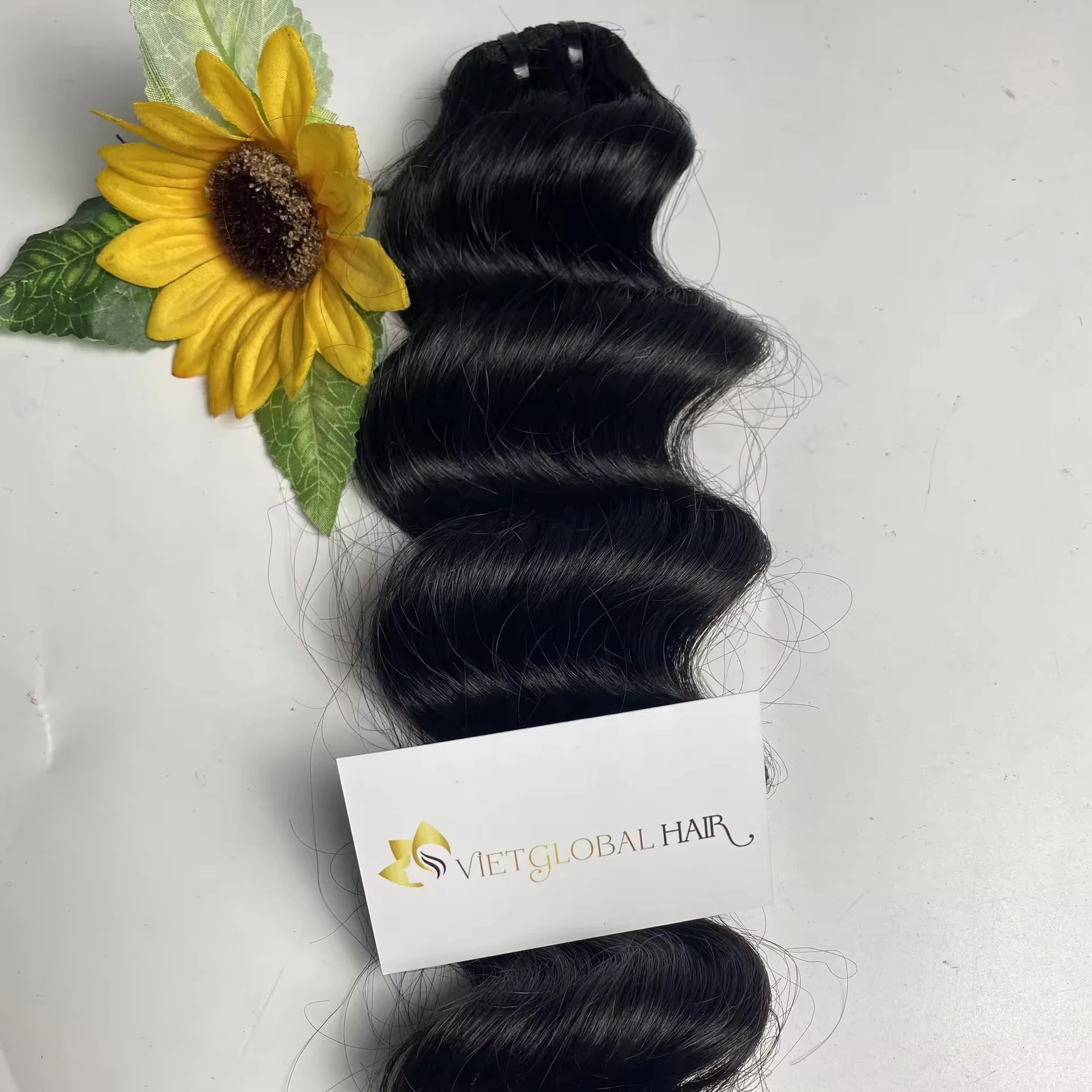 Ocean Wave 100% wholesale price raw human hair quality products double weft double drawn