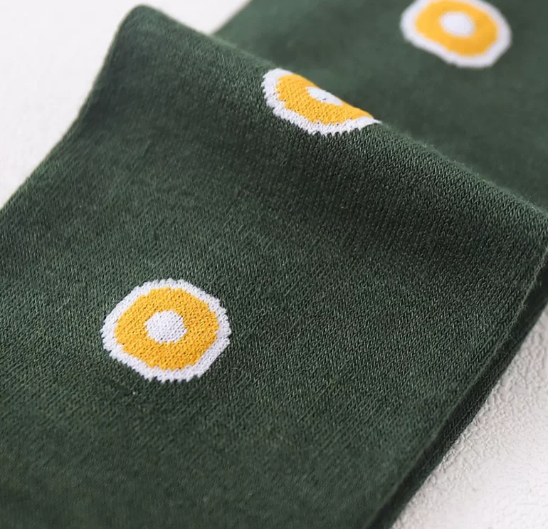 New Arrival Christmas Themed Kint Cotton Socks Custom Size Santa Claus Deer Design Cute Personalized Stocking for Children Women