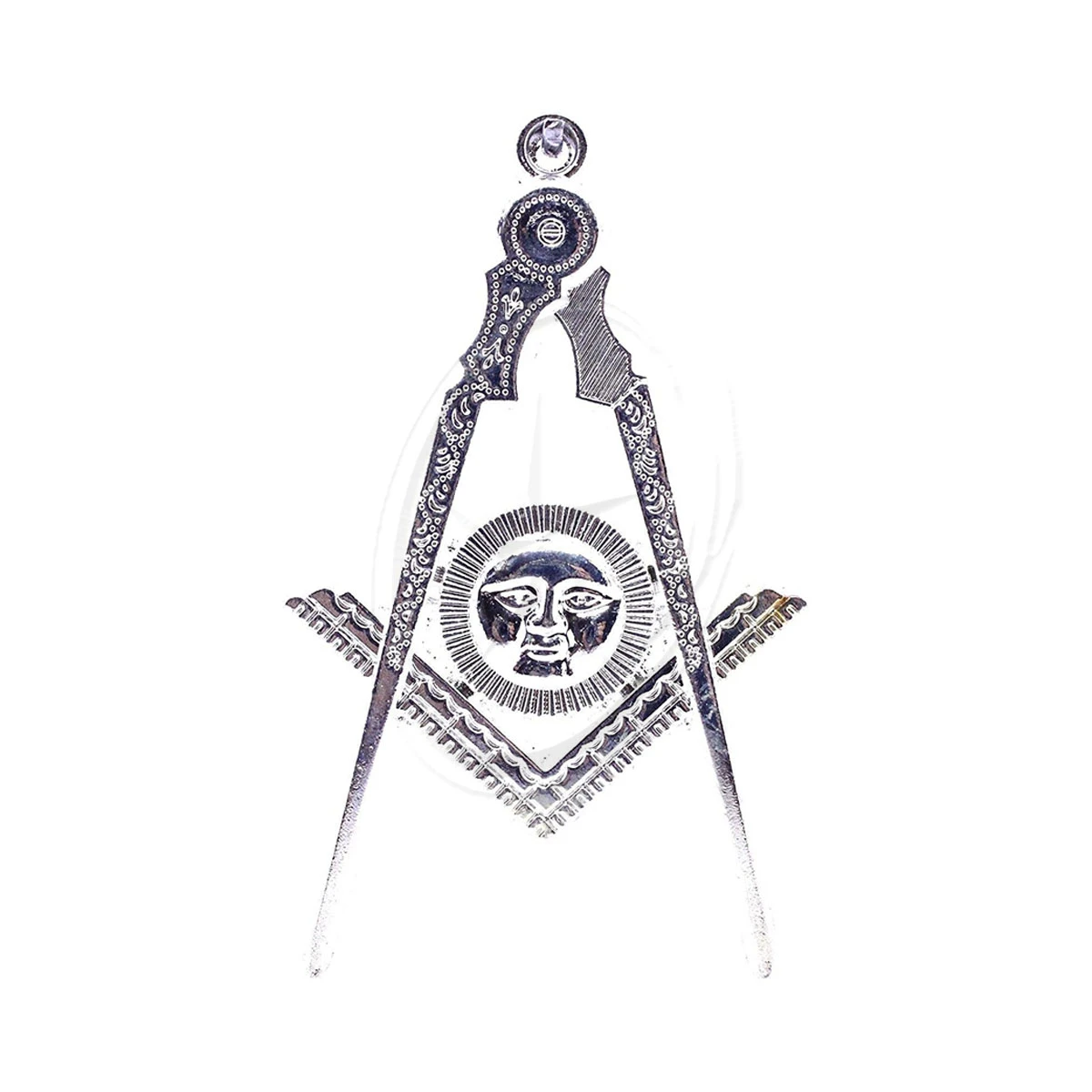 Masonic Collar Jewel Senior Deacon SD Silver Plated Freemason Mason 3 Custom made personalized metal masonic Lapel Pin