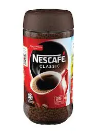 Nescafe Классическая банка для растворимого кофе 200 г с бесплатным стаканом кафе и пробкой чистый натуральный кофейный порошок богатый сливочный вкус