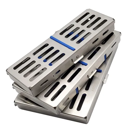 HOT SALE Medical German Dental Autoclave Sterilization Cassette Rack Box Tray / Instruments Stainless Steel Reusable CE Approved
