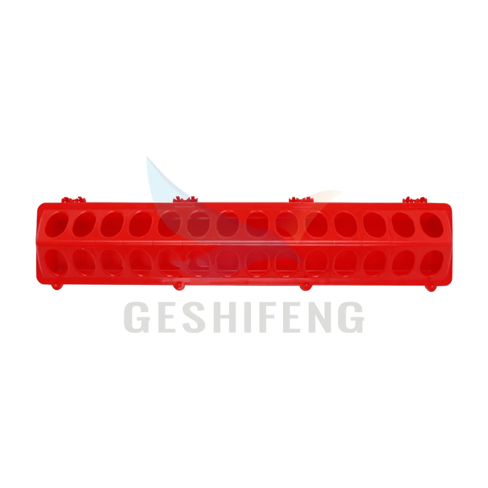 28 Holes Pigeon Quail Baby Chicks Bird Feeder Trough for Farm