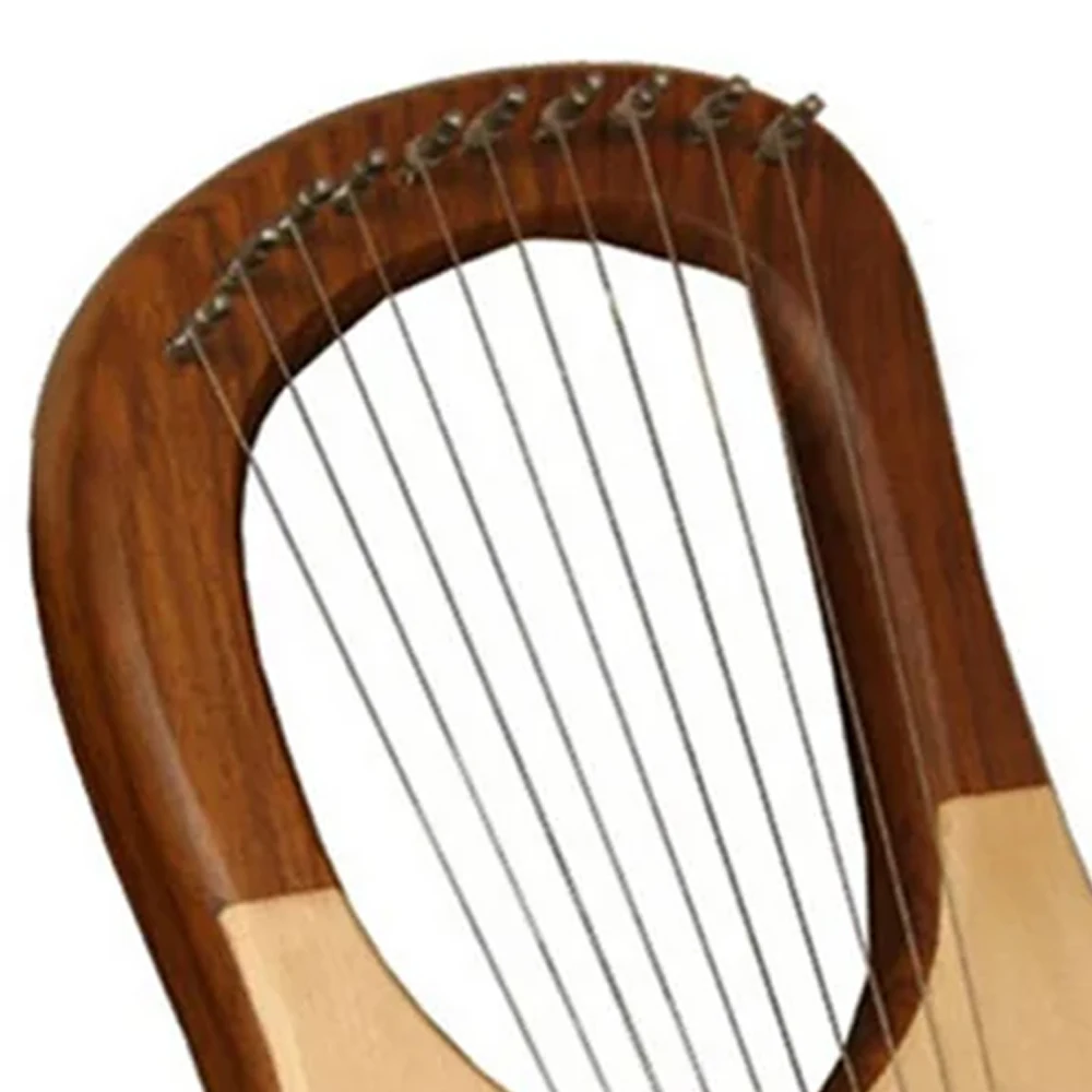 Best Quality Lyre Harp 10 Strings Wooden Material Musical Instrument t Cheap Price