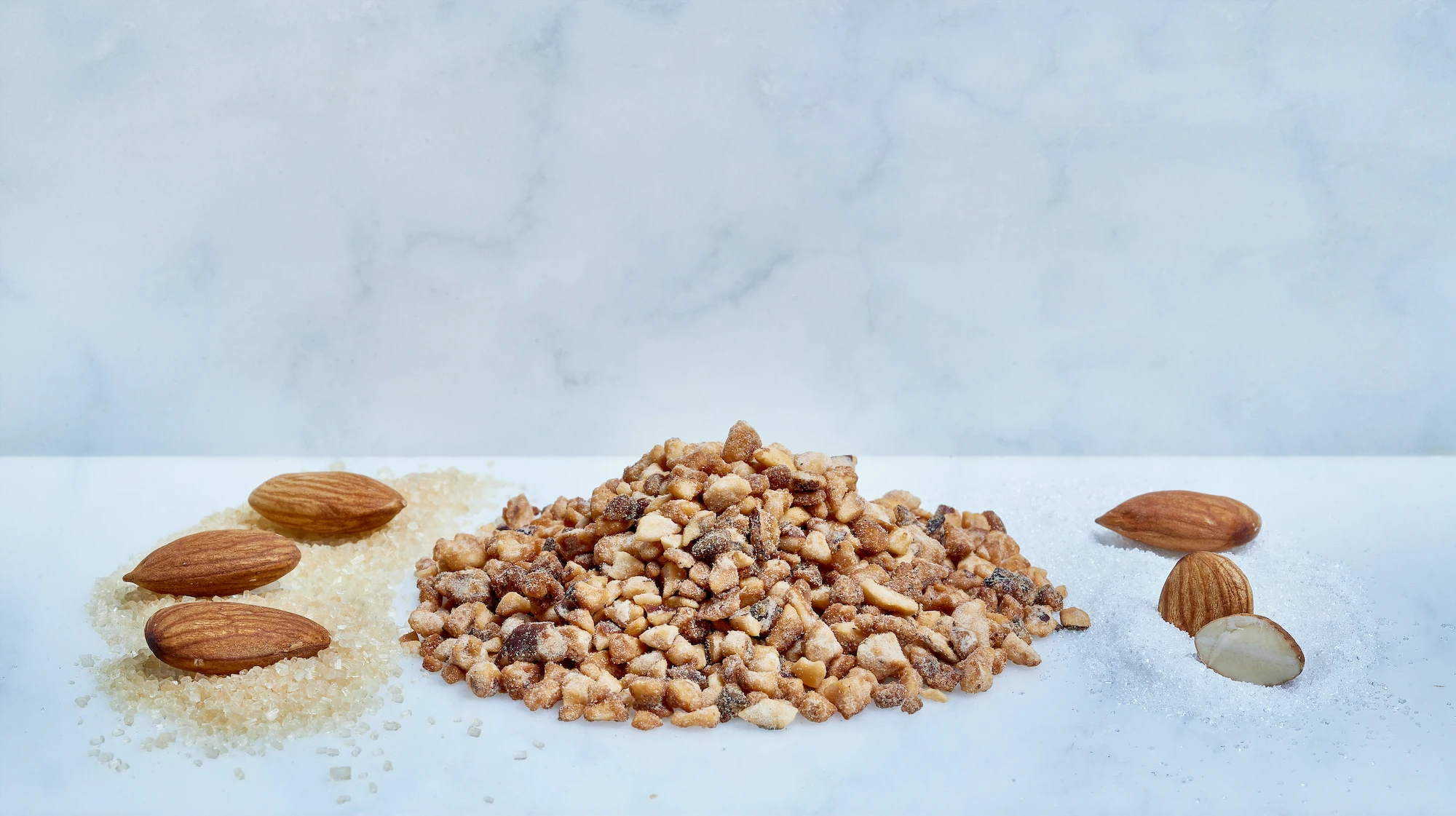 hight quality for b2b or b2c 1kg roasted diced almonds sugared ready to sell in vaccum bag