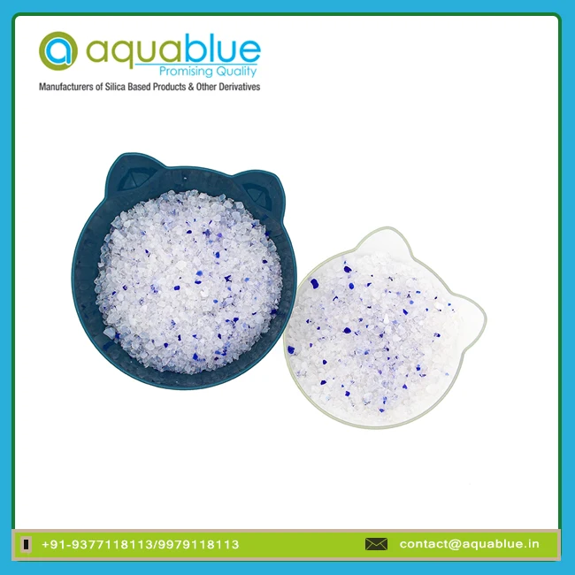 Manufacturer pet cats silica blue silica gel cat litter wholesale crystal cat litter silica gel