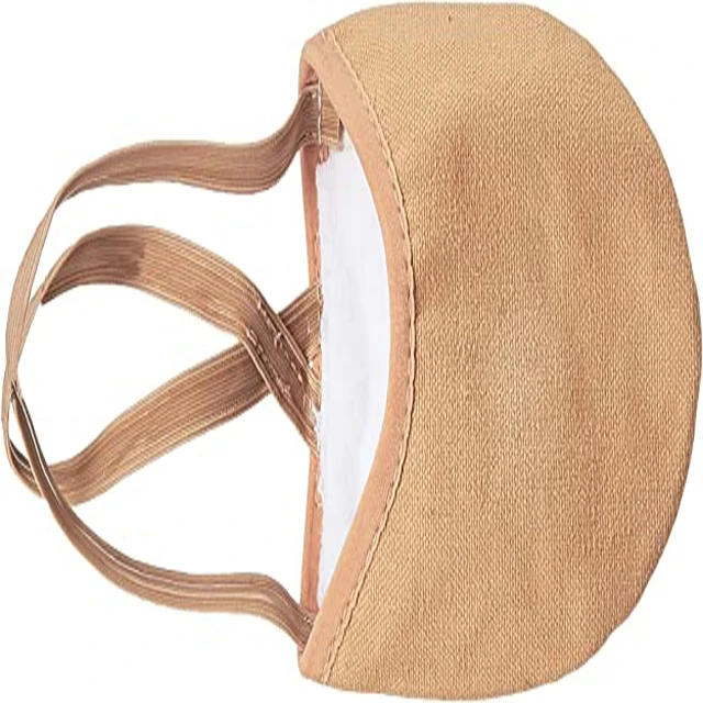 Half Sole Dance Shoes Stretchy Canvas Pirouette Shoes for Ballet Lyrical Modern Jazz Dance and Contemporary