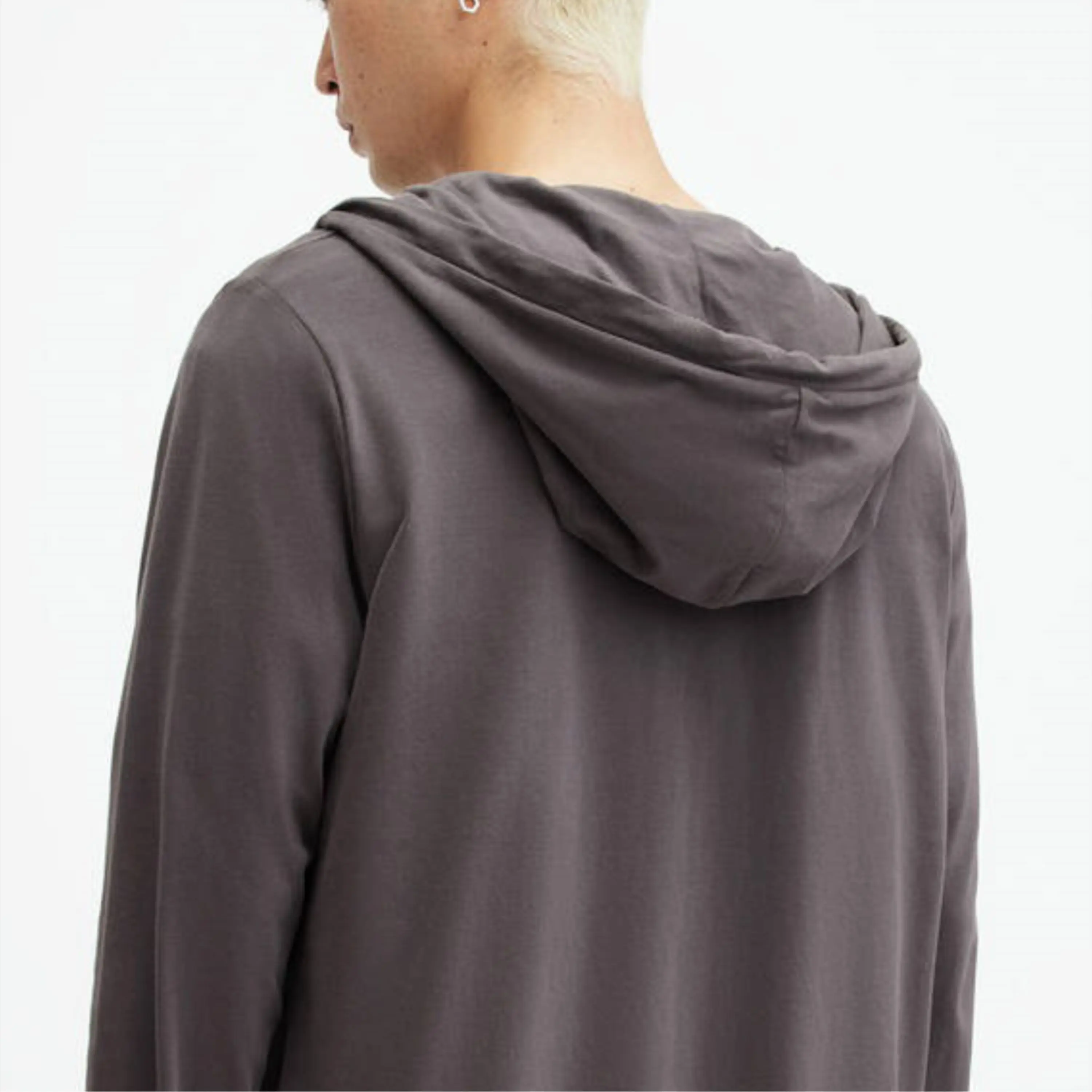 Streetwear 100% Cotton Zipup Heavyweight Double Zip Hoodie Oversized Zipper Hoodies Zip Ups Custom boxy Zip Up Hoodie