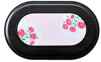 Japanese reusable bento lunch box dine-in restaurant 5 compartments microwavable dishwash machine safe plastic pp lacquerware