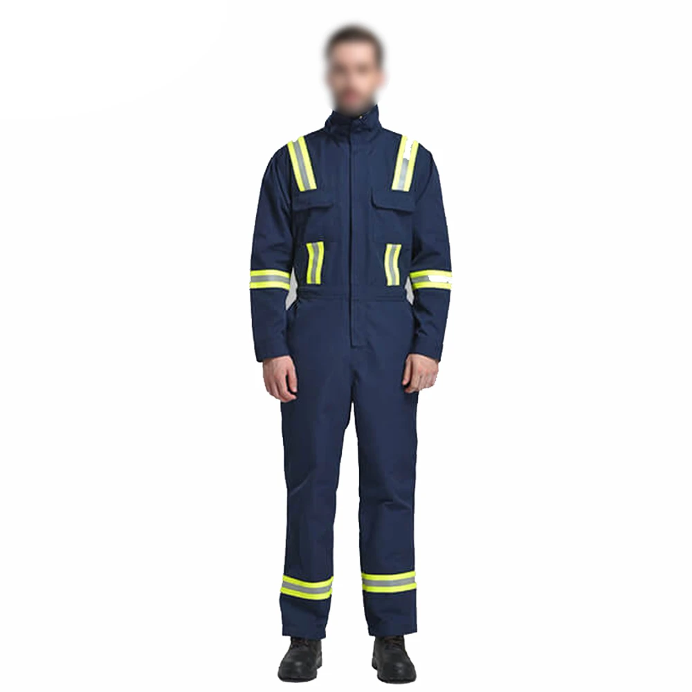 Flame Resistant Clothing Men Mining Fire Proof Retardant Overall Coveralls Safety Uniforms Reflective Workwear
