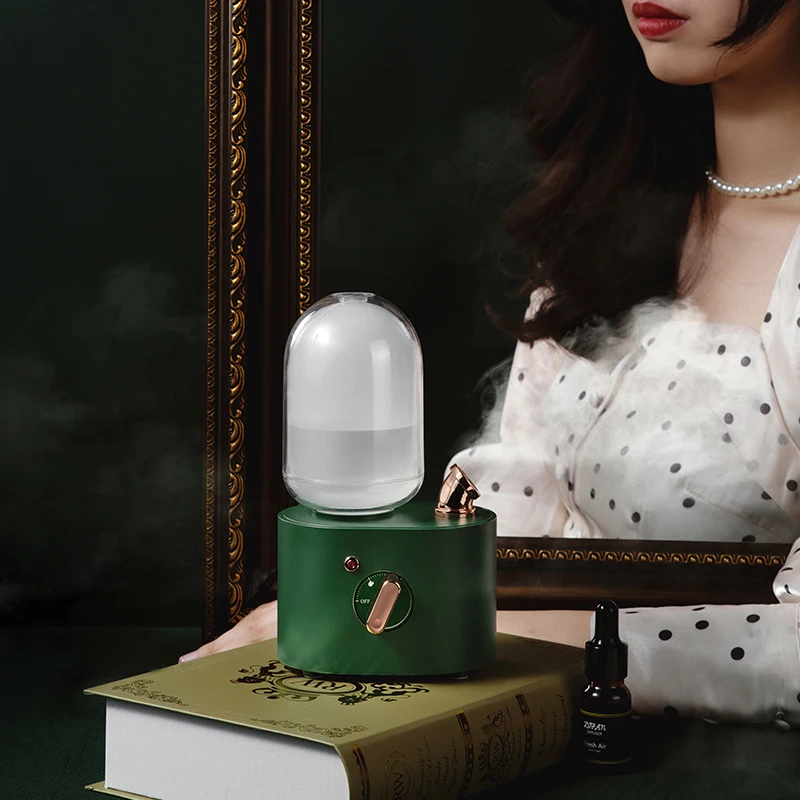 Smart Cool USB Mist Sprayer Humidifiers for Bedroom/Office/Car/Babyroom Aroma Diffuser Small Personal Humidifier with LED light