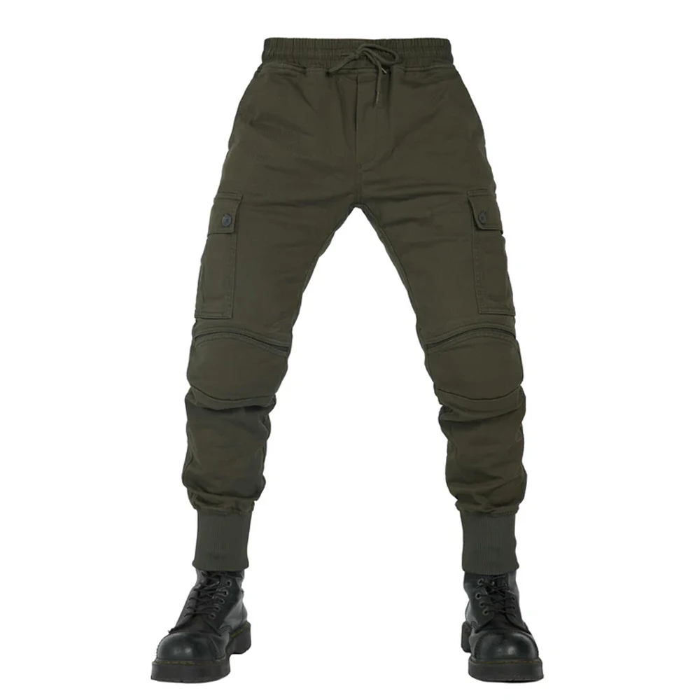 OEM Design Aramid Fiber Reinforced Abrasion Resistant Liner Classic Jogger Impact Protectors Side Pockets Kevlar Cargo Pants