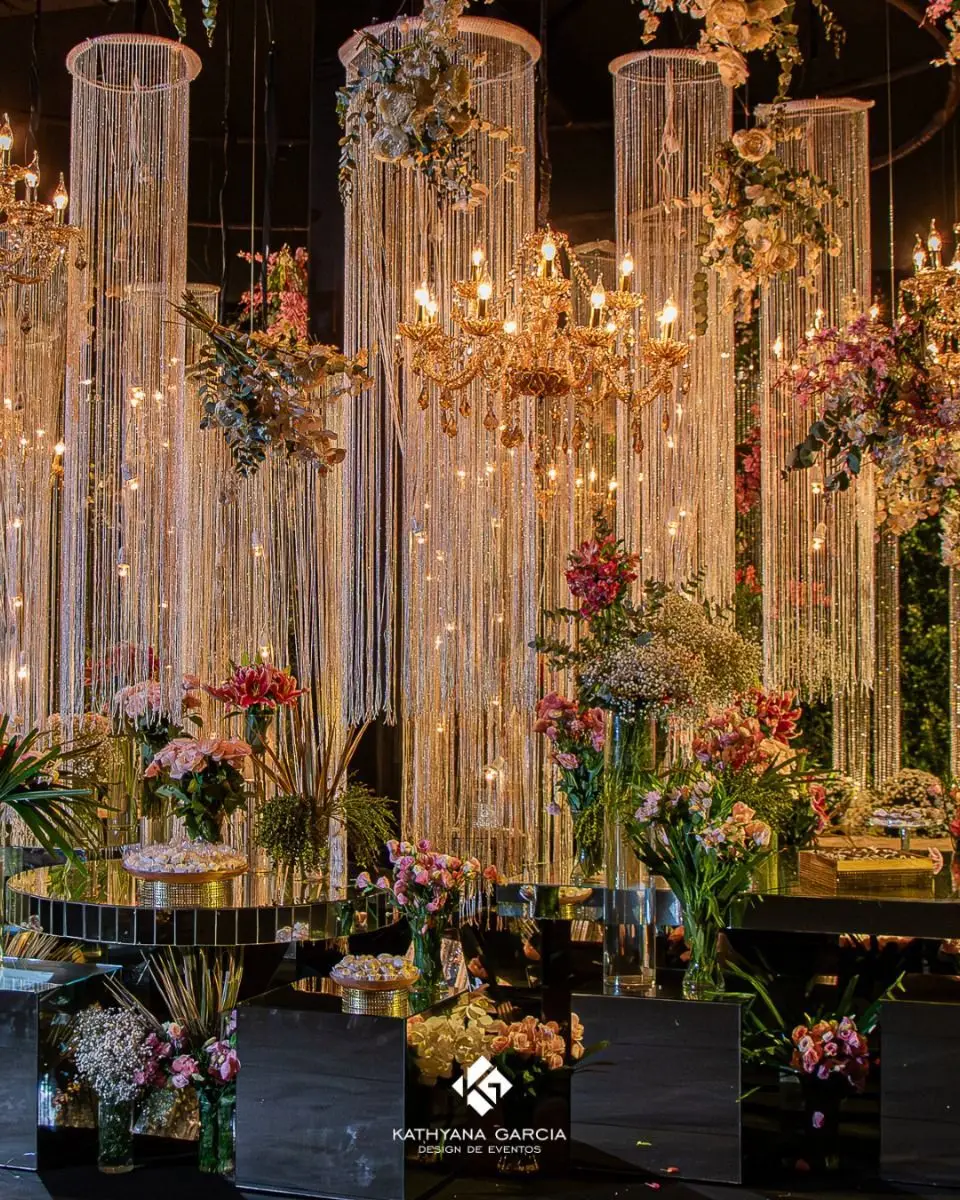 Traditional Religious Handmade Backdrop String For Stage and Entrance Decor At Wedding Mehndi Engagement Party Decoration