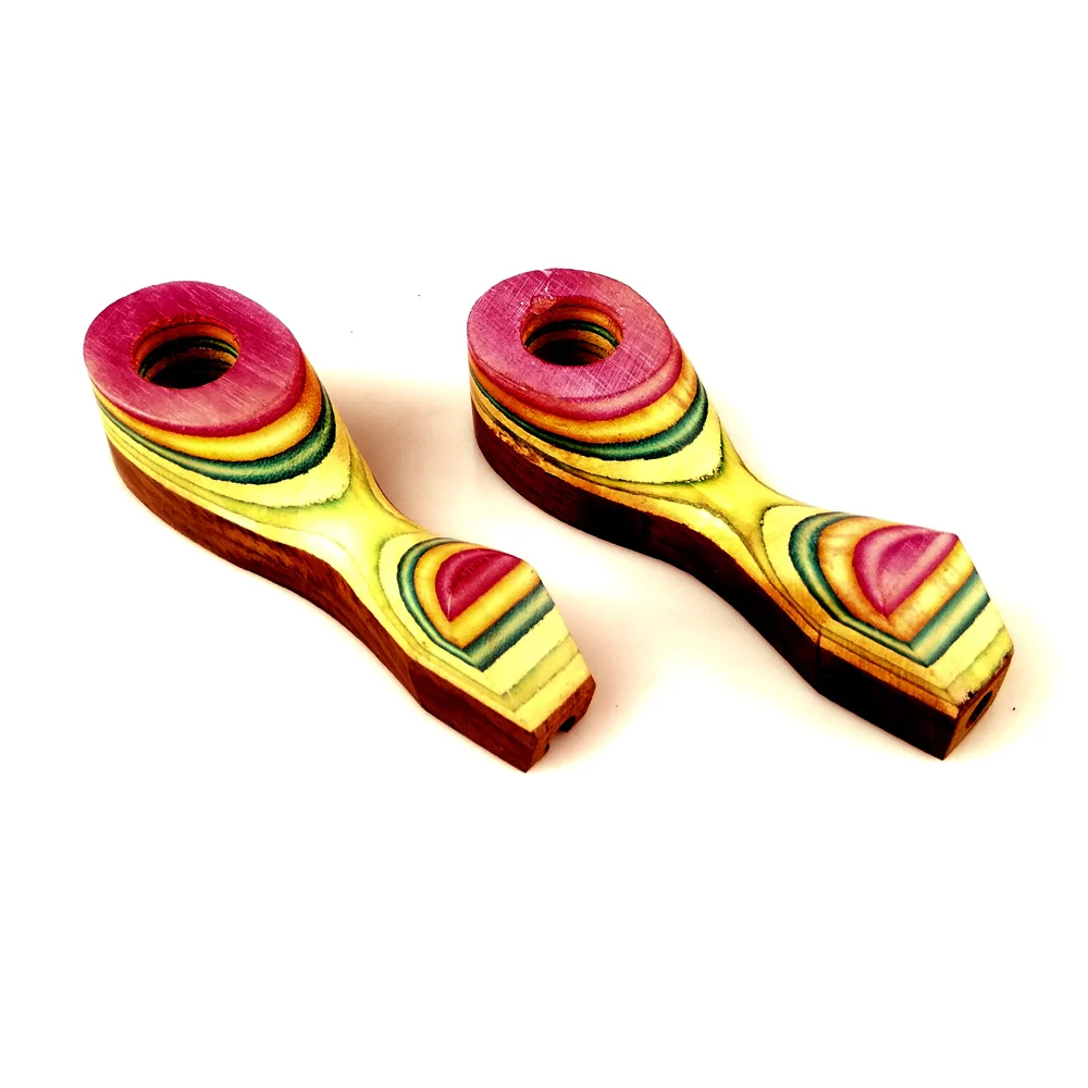 Top quality factory direct selling travel friendly colour wood mini pipe for herbs available at bulk price