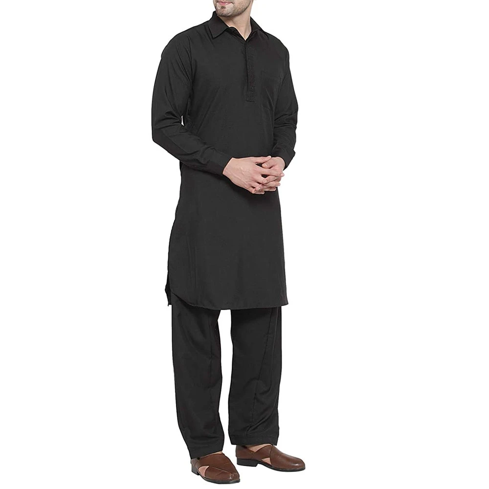 Kurta Shalwar Kameez Этническая летняя зимняя мусульманская одежда мужская стильная