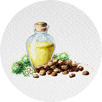 Чистое органическое касторовое масло из орехов и семян