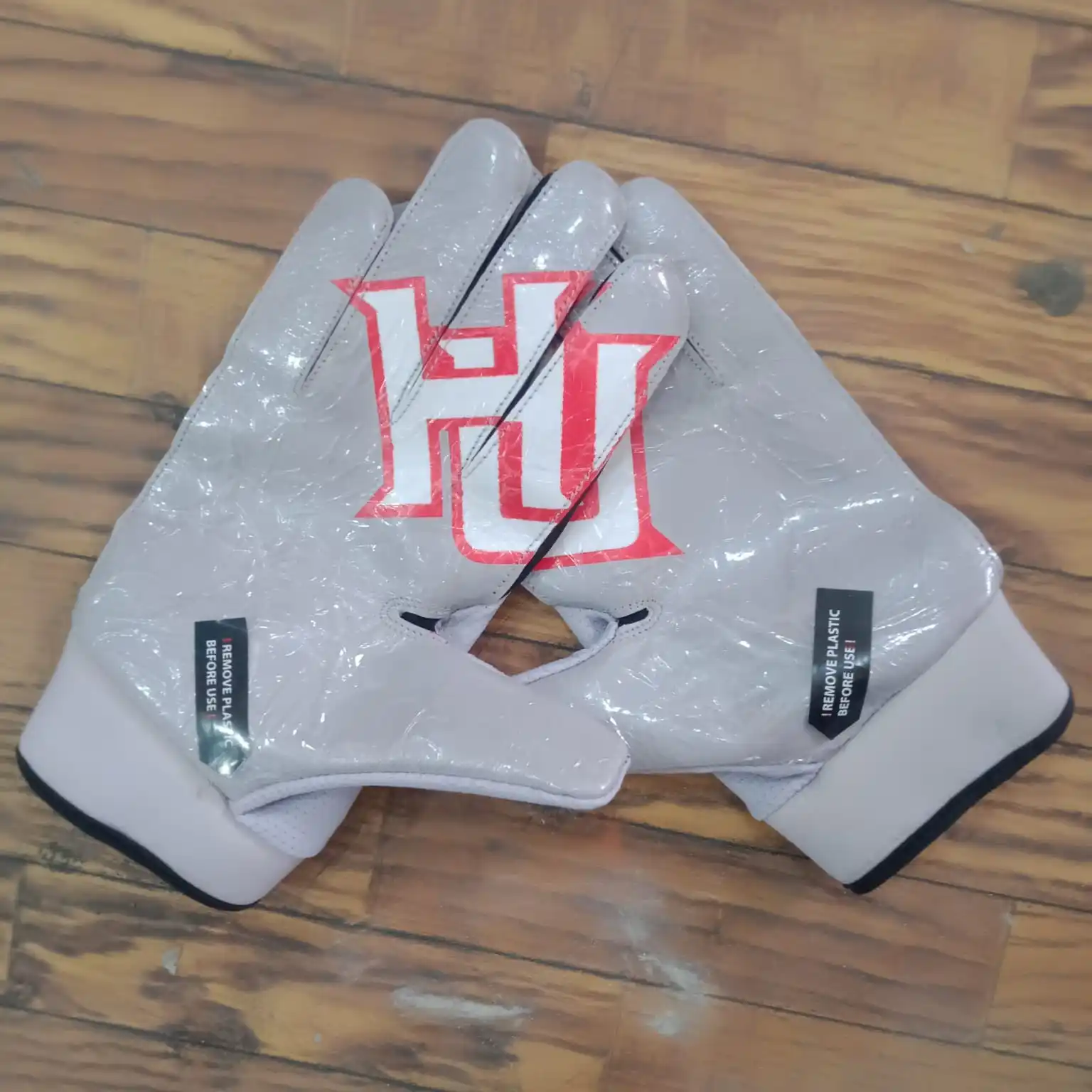 American football gloves Manufacturer Pakistan Silicone Palm Football Receiver Gloves Custom Ultra-Stick Sports Youth and Adult