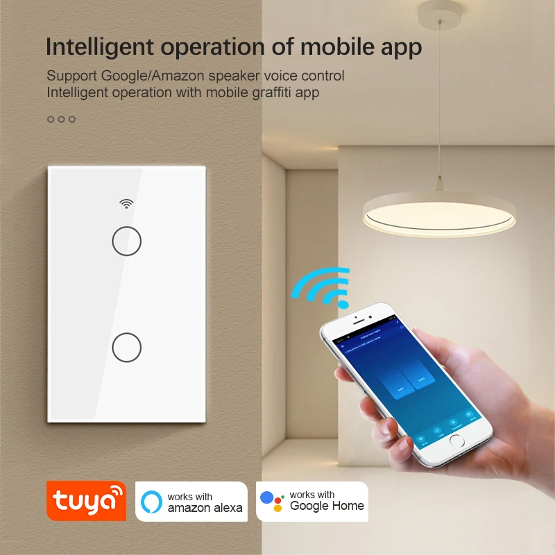 Universal Wall Switch Socket switch lumiere intelligente tuya smart switch