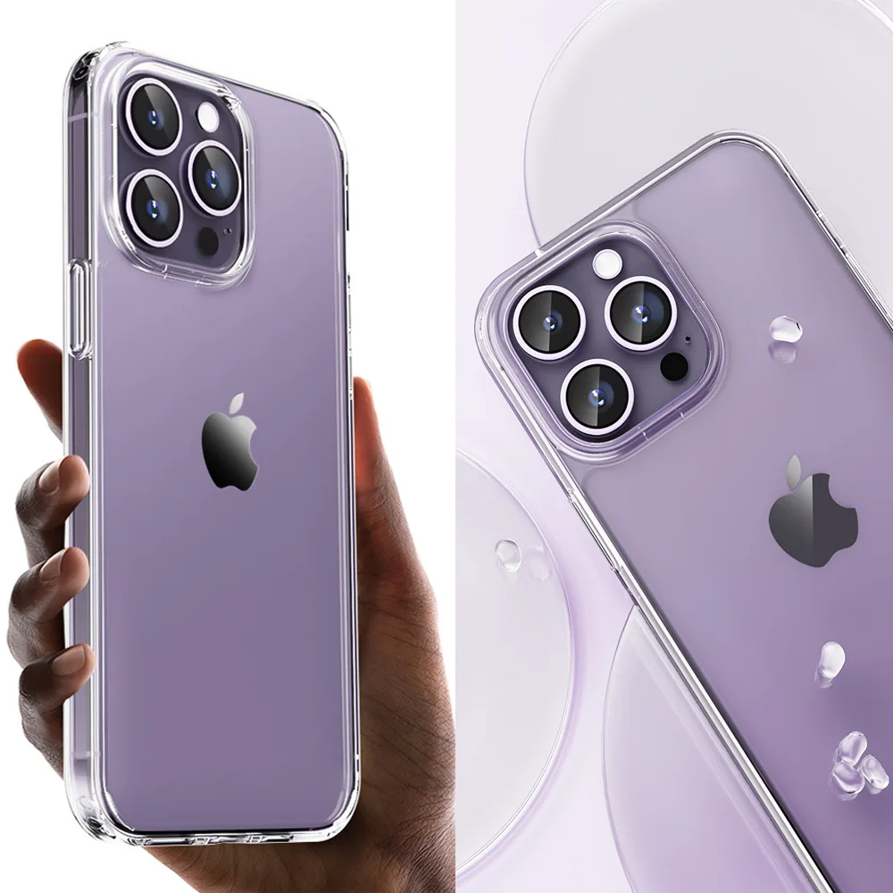 Composite anti-drop TPU PC high transparency popular phone case cover compatible for i phone14 pro max plus