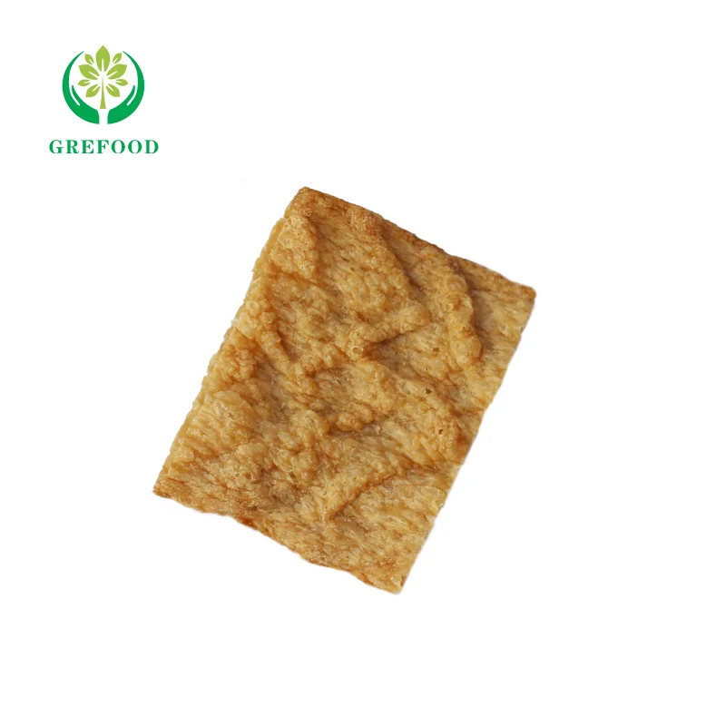 Grefood Wholesale high quality textured vegetable protein MUI TVP Snack Food TVP textured soy protein for snack food