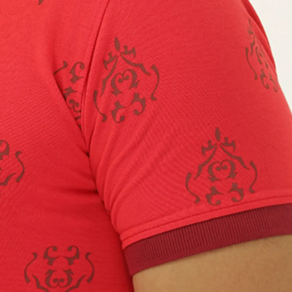 Breathable Sweat Polo Shirt Relaxed Standard Fit with 2-Button Placket Performance Golf Polo Shirt