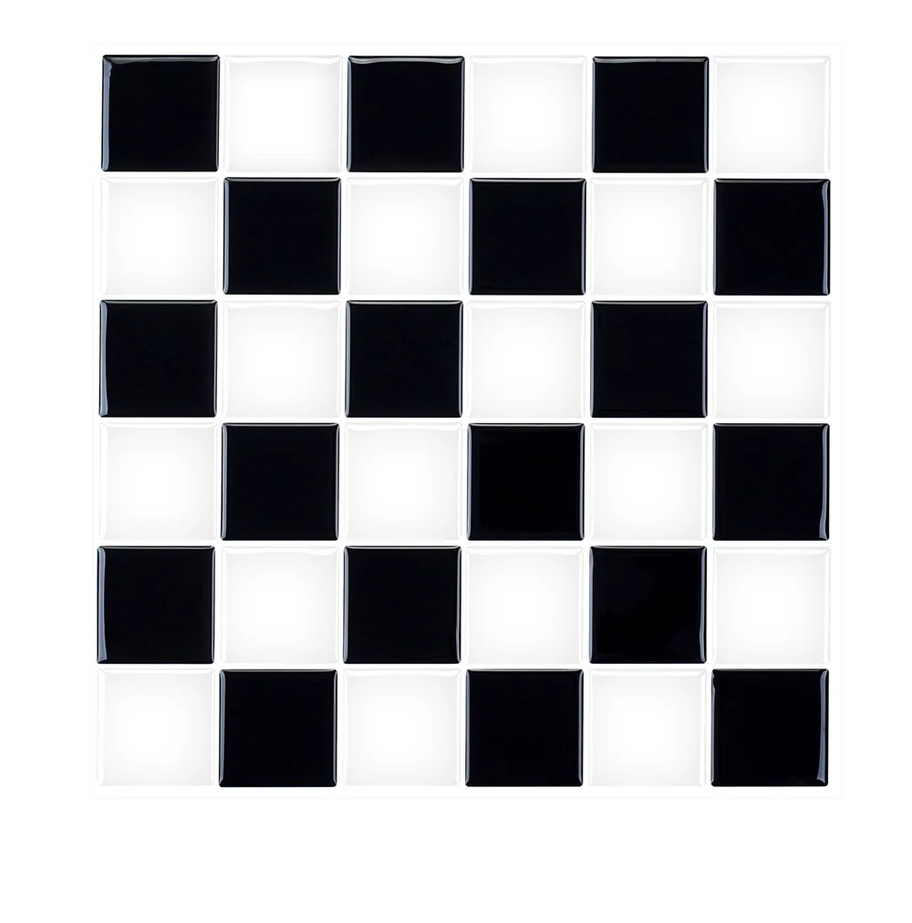 waterproof tiles mosaic wall sticker kitchen bathroom toilet self adhesive anti oil pvc wallpaper heat resistance wall decor