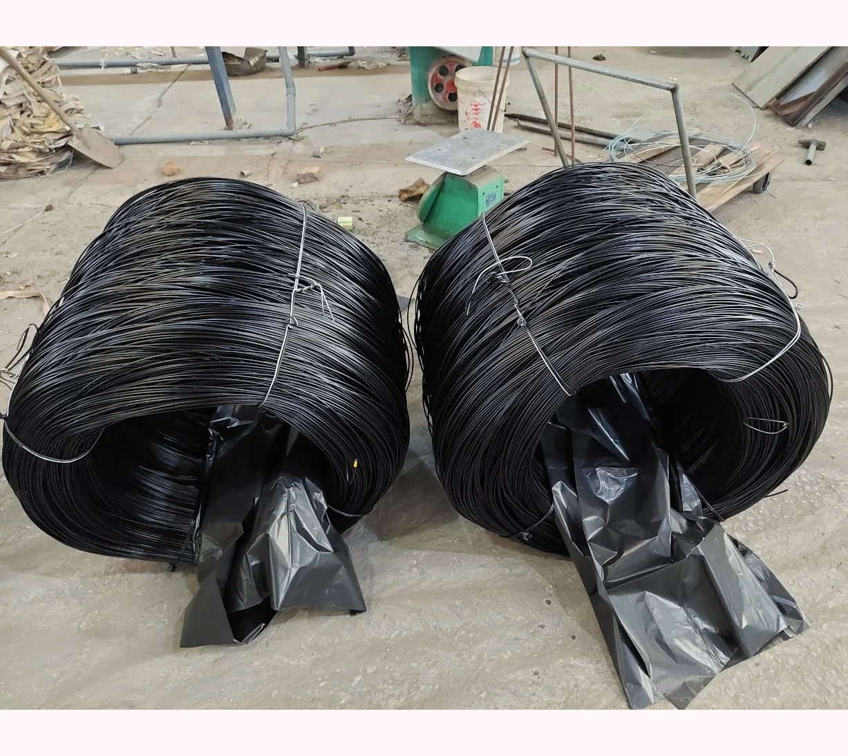 Steel Wire Plastic Coated Low Carbon Steel Wire With Plastic Coated Pvc 1.5mm to 3.5mm