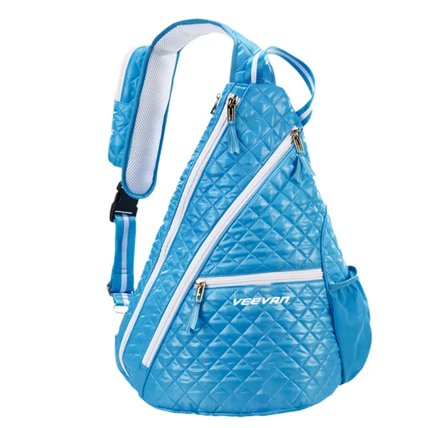 Custom Sport Tote Adjustable Pickleball Sling Bag Table Tennis Racket Backpack Luxury Pickleball Paddle bag 2023