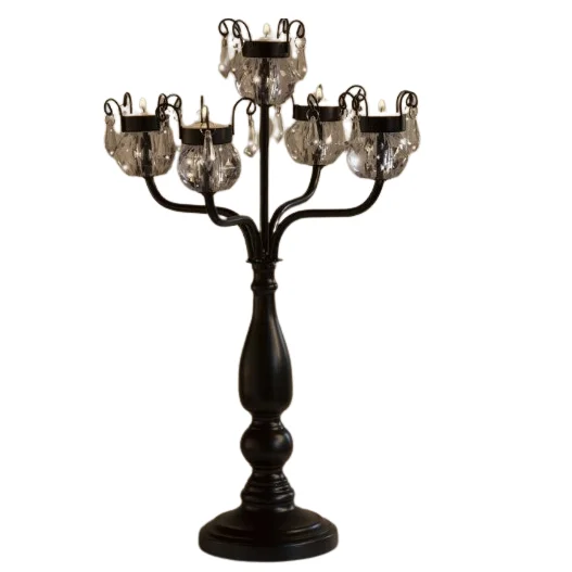 Custom Made Tableware Decorative Candle Holder Gold Polished Exquisite Candlestick Candelabra Room Home Decor Restaurant